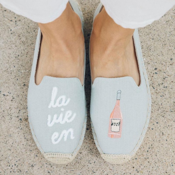 Soludos Shoes - Soludos La Vie En Rose Smoking Slipper